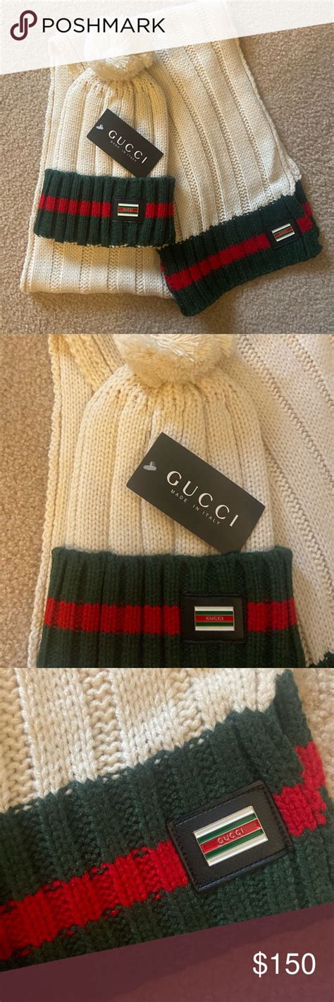 gucci hat and scarf set uk|Gucci scarf clearance.